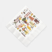 Retro Herfst A Go-Go Servet (Hoek)