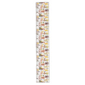 Retro Herfst A Go Lange Tafelloper (Voorkant)