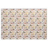 Retro Herfst A Go Stof (Fat Quarter)