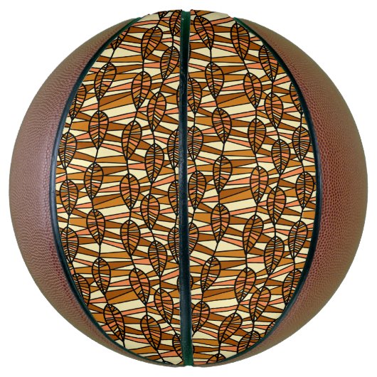 Retro Herfst Basketbal (Verticaal)