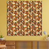 Retro Herfst Canvas Print (Insitu (Woonkamer))