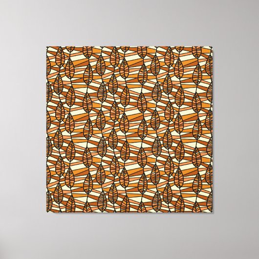 Retro Herfst Canvas Print (Voorkant)