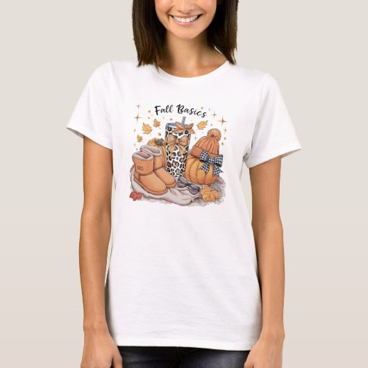 Retro Herfst Coquette T-shirt (Voorkant)