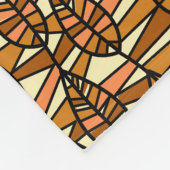 Retro Herfst Fleece Deken (Hoek)