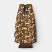 Retro Herfst Gezellig Flesjeskoeler (Achterkant)