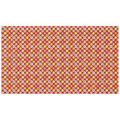 Retro Herfst Herfstbloemen Patroon Bourgogne Tafelkleed (Voorkant (Horizontaal))