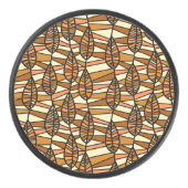 Retro Herfst Hockey Puck (Voorkant)