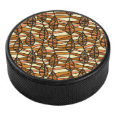 Retro Herfst Hockey Puck (3/4)