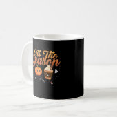 Retro Herfst Is Het Seizoen Koffiemok (Voorkant links)