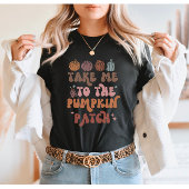 Retro Herfst Lover Quote Pumpkin Patch T-shirt