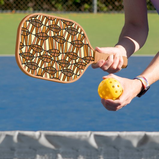 Retro Herfst Pickleball Racket (Insitu)
