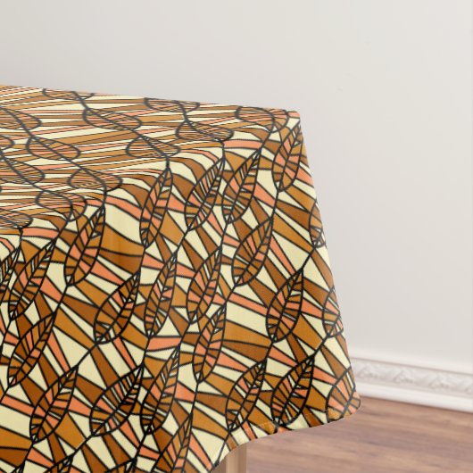 Retro herfst tafelkleed (Voorbeeld)