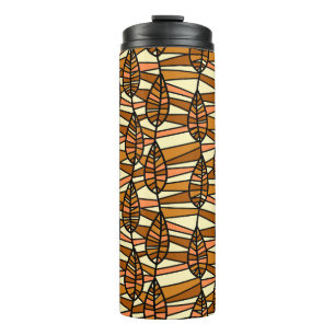 Retro Herfst Thermische Tumbler Thermosbeker
