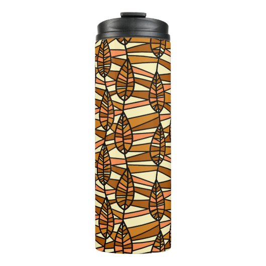 Retro Herfst Thermische Tumbler Thermosbeker (Voorkant)