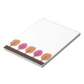 Retro Herfst Trees Notitieblok (Linkerzijde)