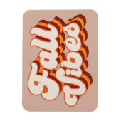 Retro Herfst Vibes Magneet (Verticaal)