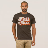 Retro Herfst Vibes T-shirt (Voorkant volledig)
