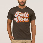 Retro Herfst Vibes T-shirt (Voorkant)