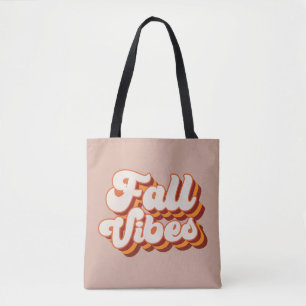 Retro Herfst Vibes Tote Bag