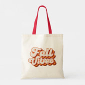 Retro Herfst Vibes Tote Bag (Achterkant)