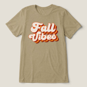 Retro Herfst Vibes Tri-Blend Shirt