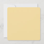 Retro Herfst Zonnebloem Pompoen Platte Kaart (Achterkant)