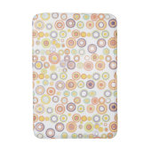 Retro Herfstcirkels Badmat (Voorkant Verticaal)