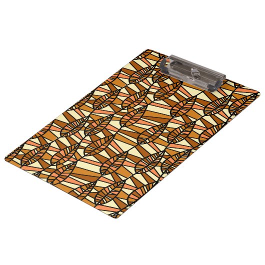 Retro herfstklembord klembord (Gekanteld)