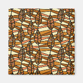 Retro herfstmagneet magneet (Voorkant)