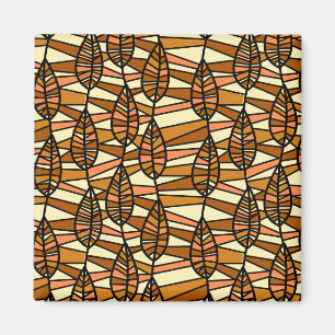 Retro herfstmagneet magneet