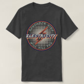 Retro herinnert zich dat Kinder elektriciteit zal T-shirt (Design voorkant)