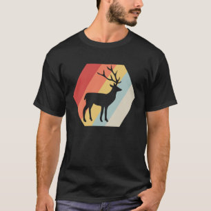 Retro Herten  Jager Bos Jacht Herten T-shirt