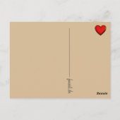 Retro-Herzen - Ik hou van je Briefkaart (Achterkant)