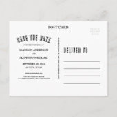  retro | Het Briefkaart Datum opslaan (Achterkant)