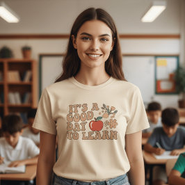 Retro Het Is Een Goede Dag Om Te Leren Leraar  | G T-shirt