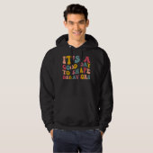 Retro Het is een mooie dag voor vormgedrag Hoodie (Voorkant volledig)
