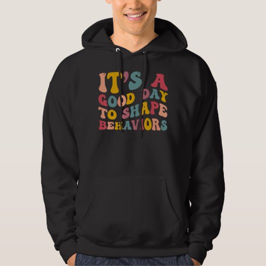 Retro Het is een mooie dag voor vormgedrag Hoodie (Voorkant)