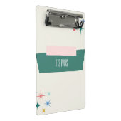 Retro Het is een tweeling Mini Klembord (Schuin)