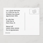 Retro Het is tijd. Briefkaart Benoemingsherinnerin (Achterkant)