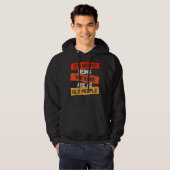 Retro het is vreemd om dezelfde leeftijd te hebben hoodie (Voorkant volledig)