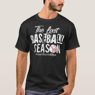 Retro Het Laatste Honkbalseizoen Senior Honkbal T-shirt