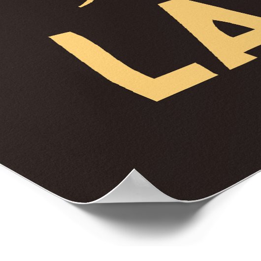 Retro het onduidelijke beeld (muziek) poster (Hoek)