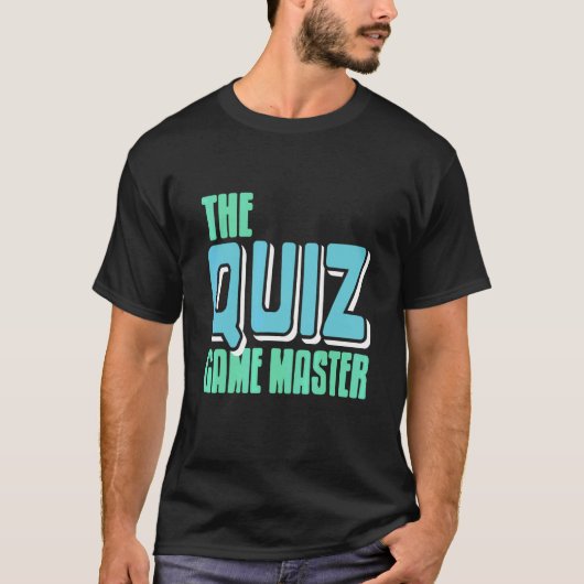 Retro Het Quiz Spel Master Geweldig Cadeau T-shirt (Voorkant)