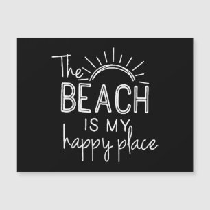 Retro Het strand is mijn geluksplek Funny Zomer Be