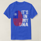 Retro Het zit in mijn DNA Taiwan vingerafdruk Taiw T-shirt (Design voorkant)