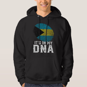 Retro het zit in mijn DNA vingerafdruk Bahamas vla Hoodie