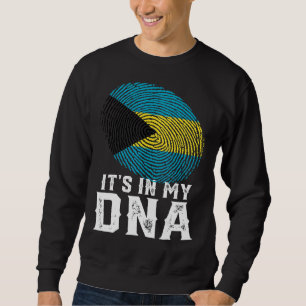 Retro het zit in mijn DNA vingerafdruk Bahamas vla Trui