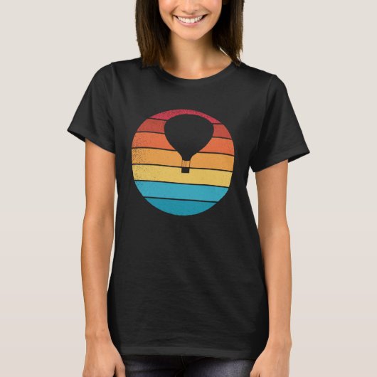 Retro heteluchtballon t-shirt (Voorkant)