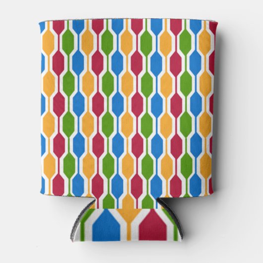 Retro Hexagons Blikjeskoeler (Voorkant)