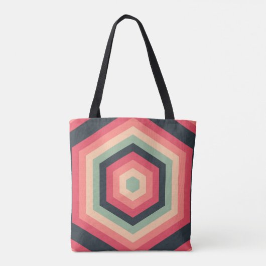 Retro-hexapuls Tote Bag (Achterkant)